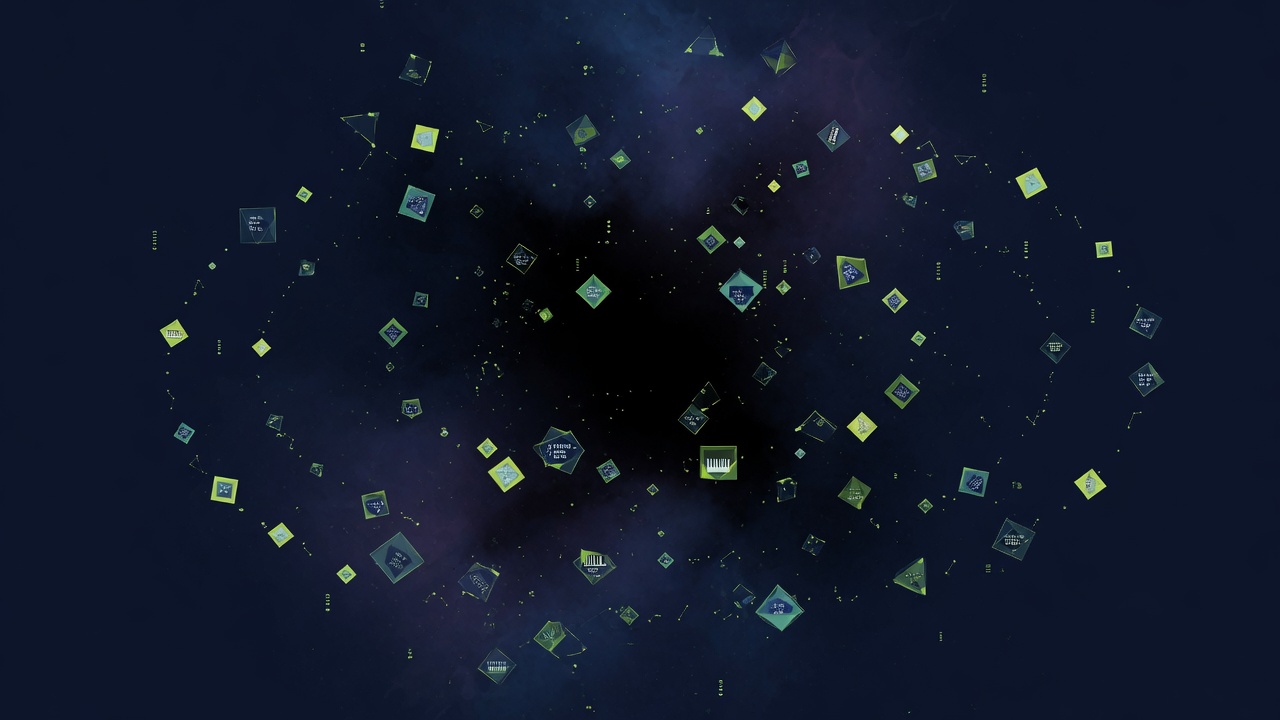 Panoramic constellation of MIDI diamonds for related tools
